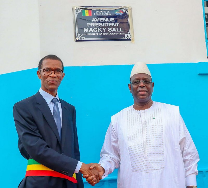 Sénégal : Une Avenue De Dakar Rebaptisée Au Nom Du Président Macky Sall ...