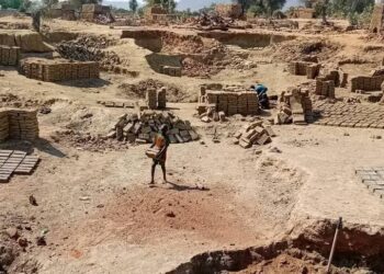 Guera : la fabrication des briques, une source de revenus pour les jeunes de Baro